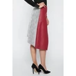 Sötétpiros műbőr elejű szoknya Sötétpiros műbőr elejű szoknya