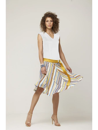 midiruha csikos szoknyarésszel