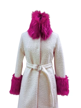 Pink kézelő és gallér