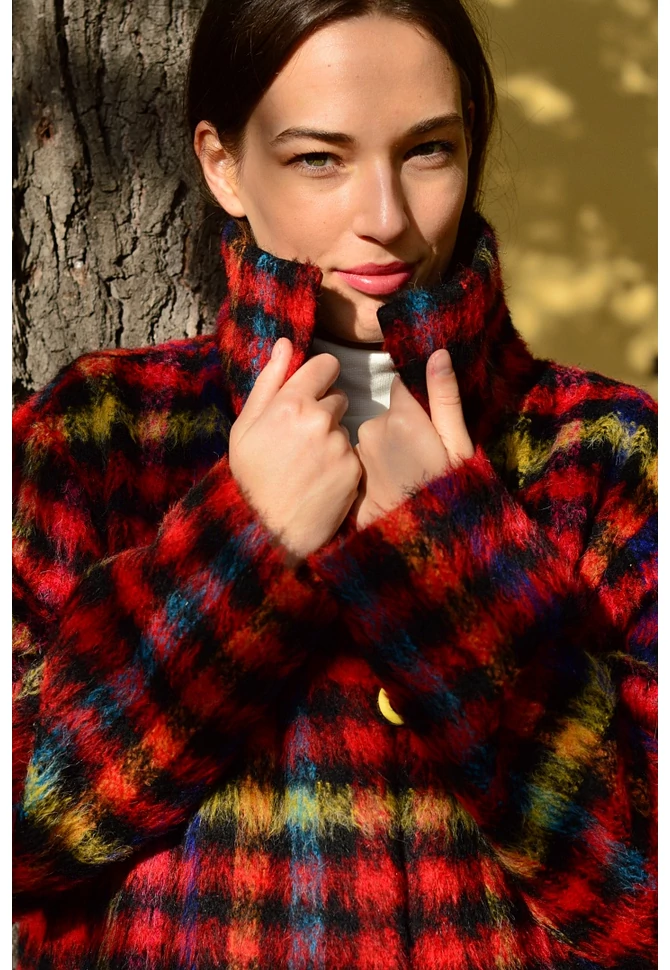 Colorful gyapjú kabát Colorful gyapjú kabát