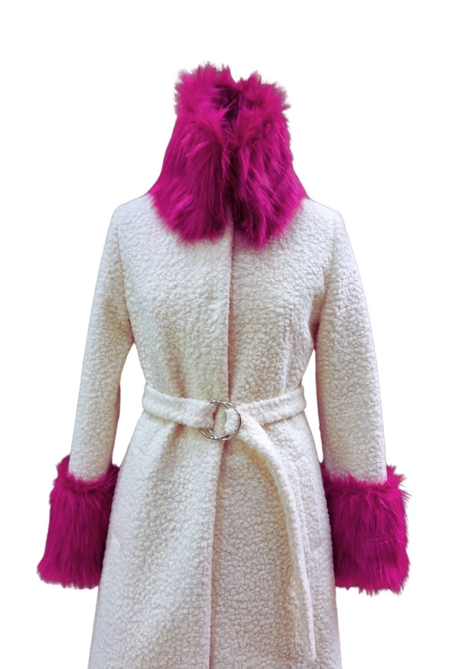 Pink kézelő és gallér